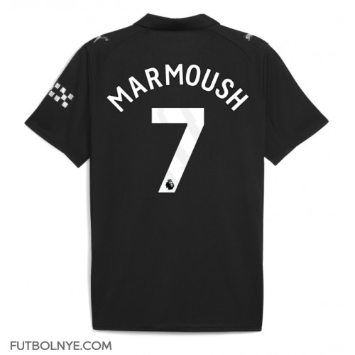 Camiseta Manchester City Omar Marmoush #7 Visitante Equipación 2025-26 manga corta